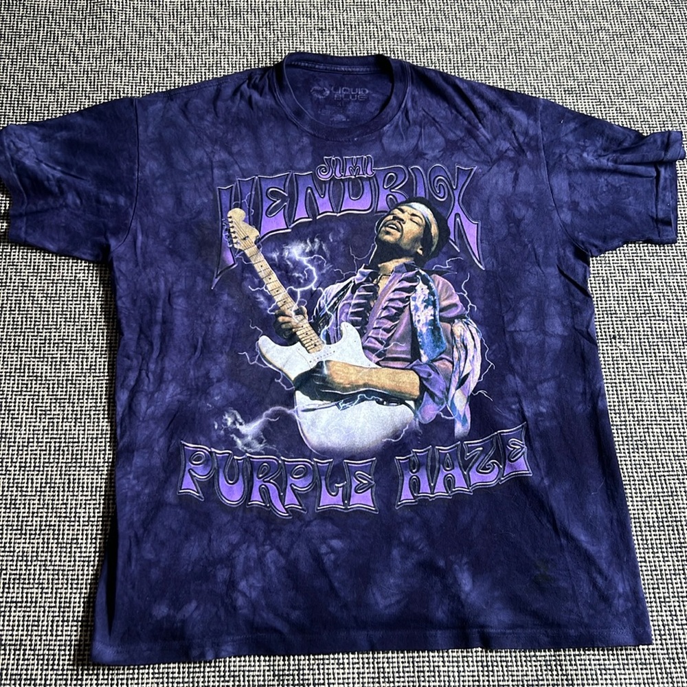 Jimi Hendrix Purple Haze (X-Large Graphic T-Shirt)